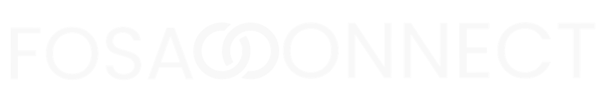 White Fosac Connect Logo